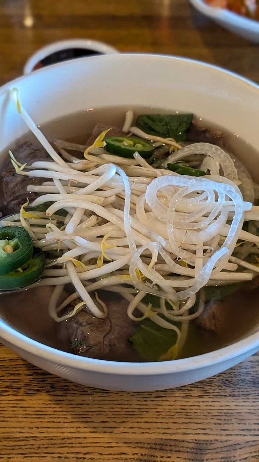 beef pho at roots